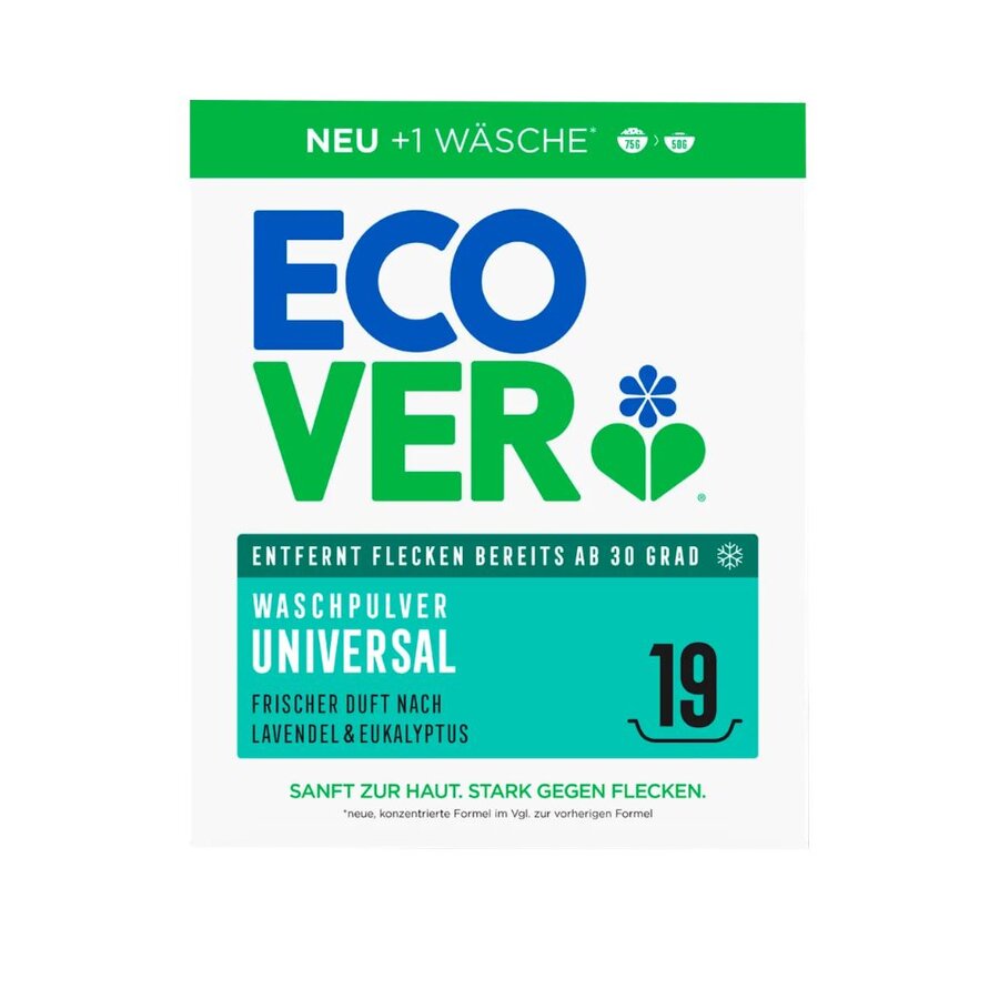 Ecover Universal vaskepulver lavendel & eukalyptus 950 g
