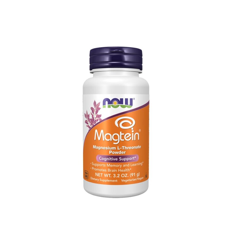 Now Magtein magnesium L-threonate pulver 91 g