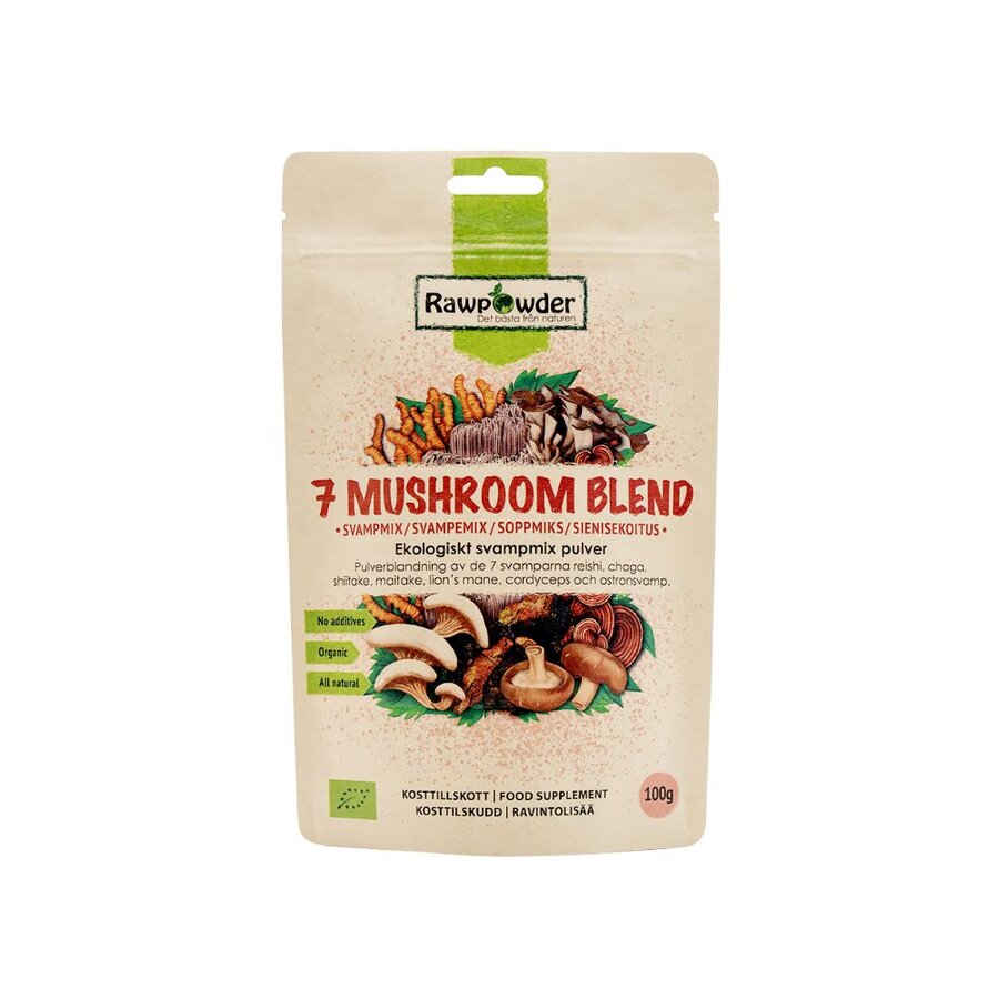 Rawpowder 7 mushroom blend 100 g