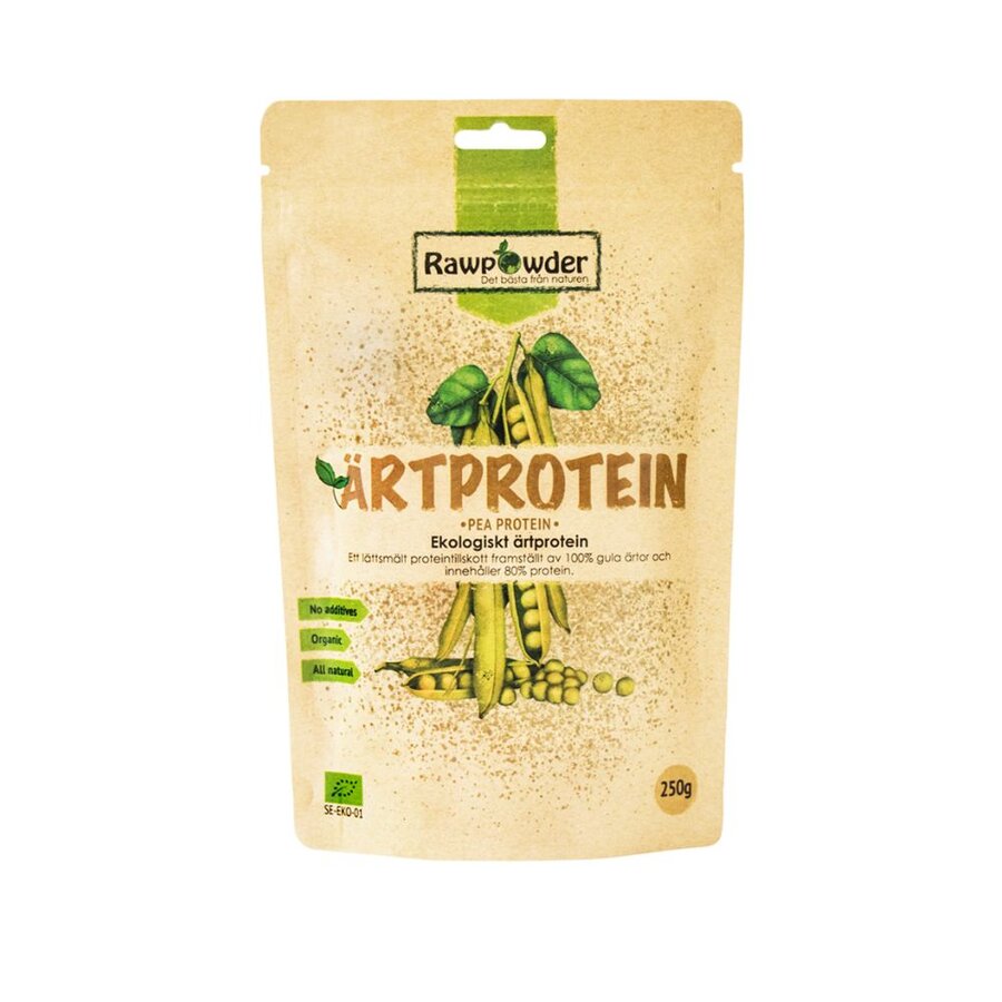 Rawpowder erteprotein 250 g