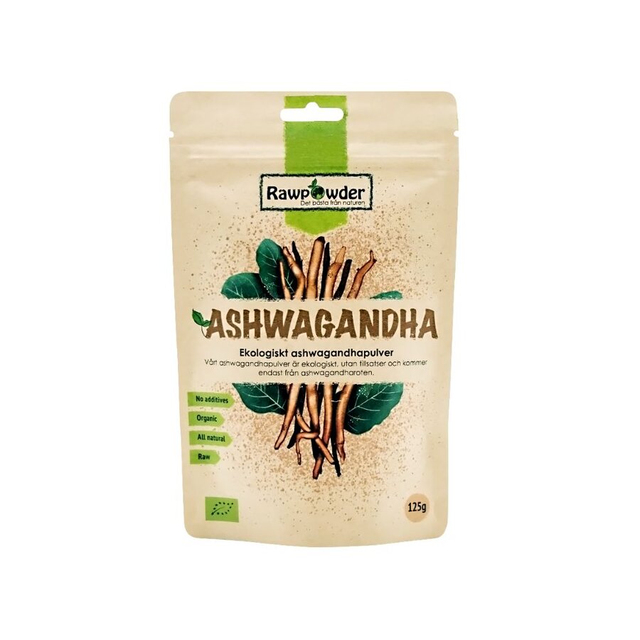 Rawpowder ashwagandhapulver 125 g
