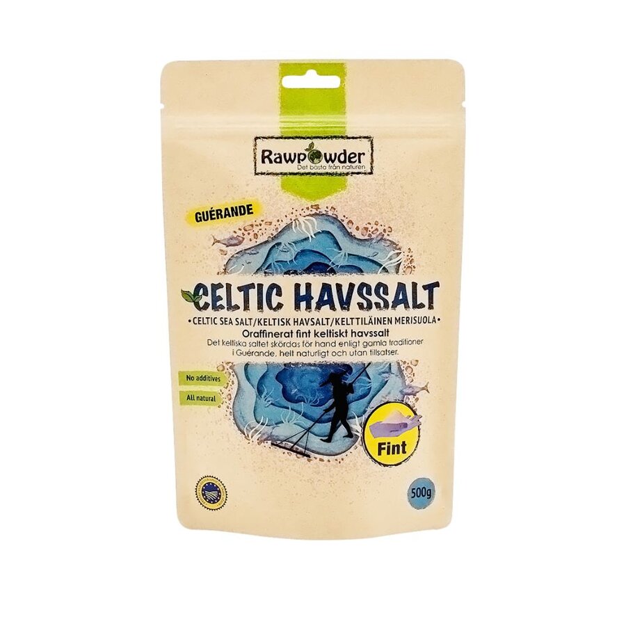 Rawpowder Celtic havssalt fint 500 g