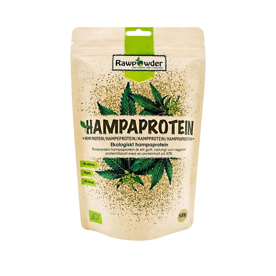 Rawpowder hampprotein 500 g