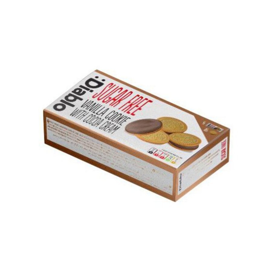 Diablo vanilla sandwich cookie with cocoa cream 176 g