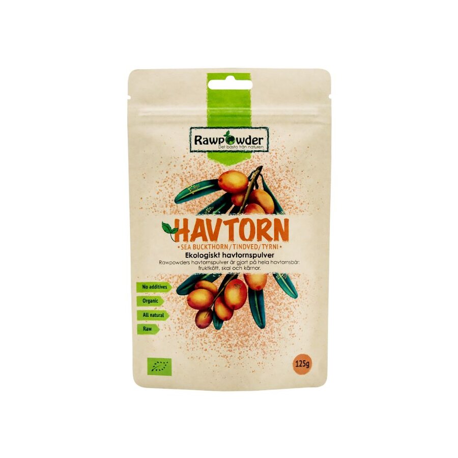 Rawpowder havtornpulver 125 g