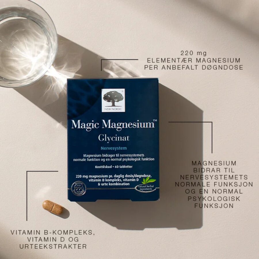 New Nordic Magic Magnesium Glycinat 60tab