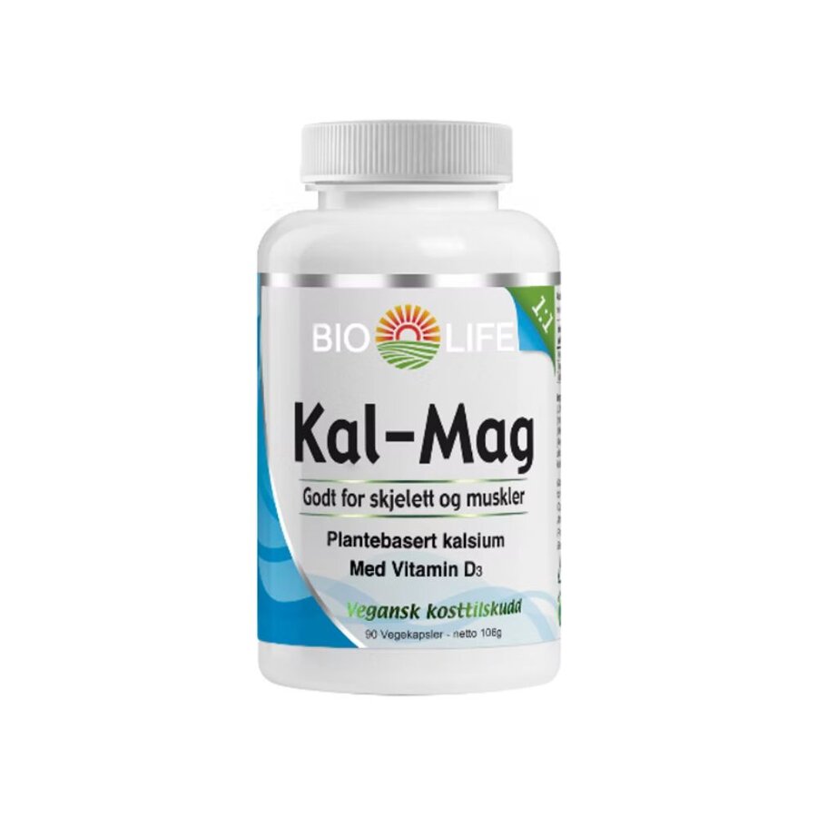 Bio Life Kal-Mag 90 kapsler