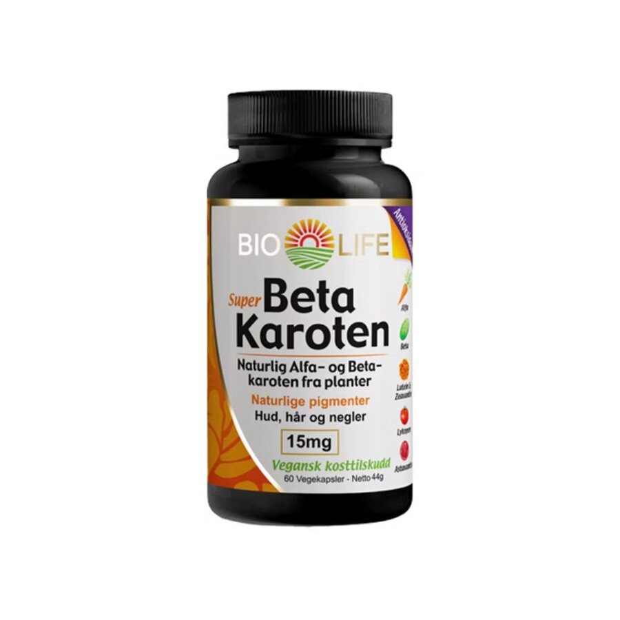 Bio Life Betakaroten 60 kapsler