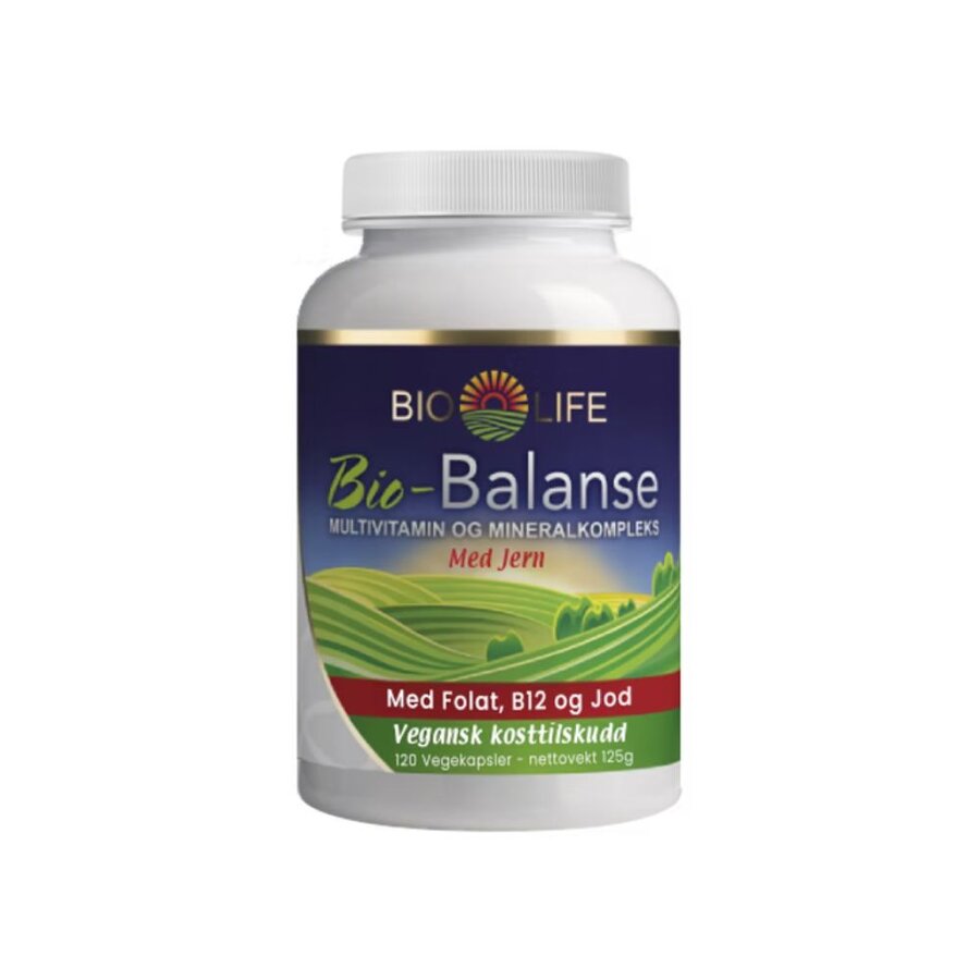 Bio Life Bio-Balanse med jern 100 kapsler