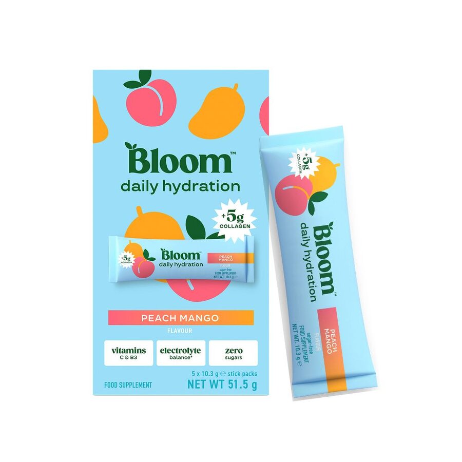 Bloom daily hydration peach mango sticks 5 x 10,3 g