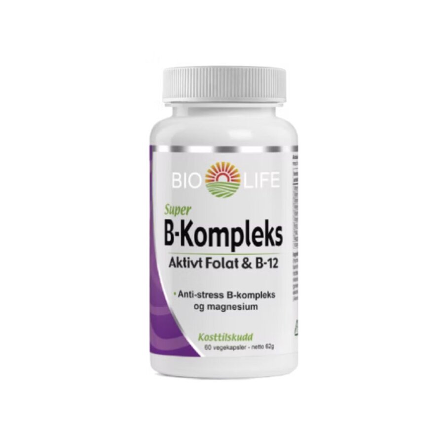 Bio Life B-Kompleks 60 kapsler