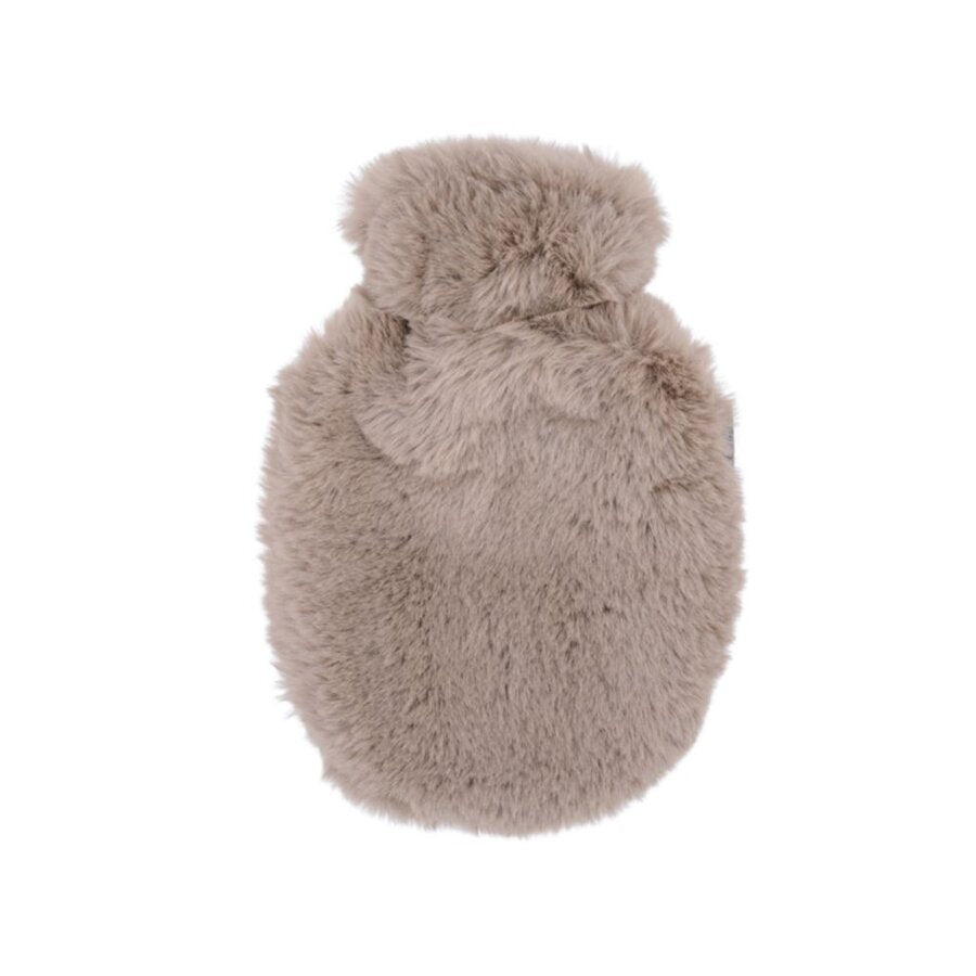 Fashy varmeflaske brun pels 0.8 L