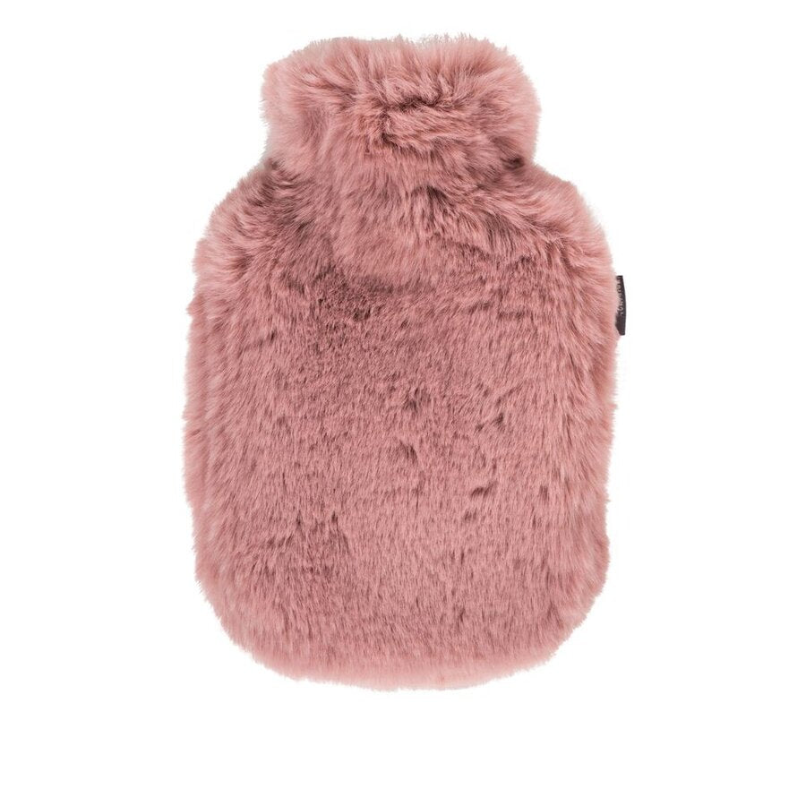 Fashy varmeflaske rosa pels 2 L