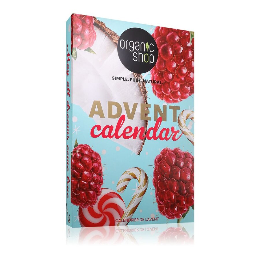 Organic Shop adventskalender hudpleie