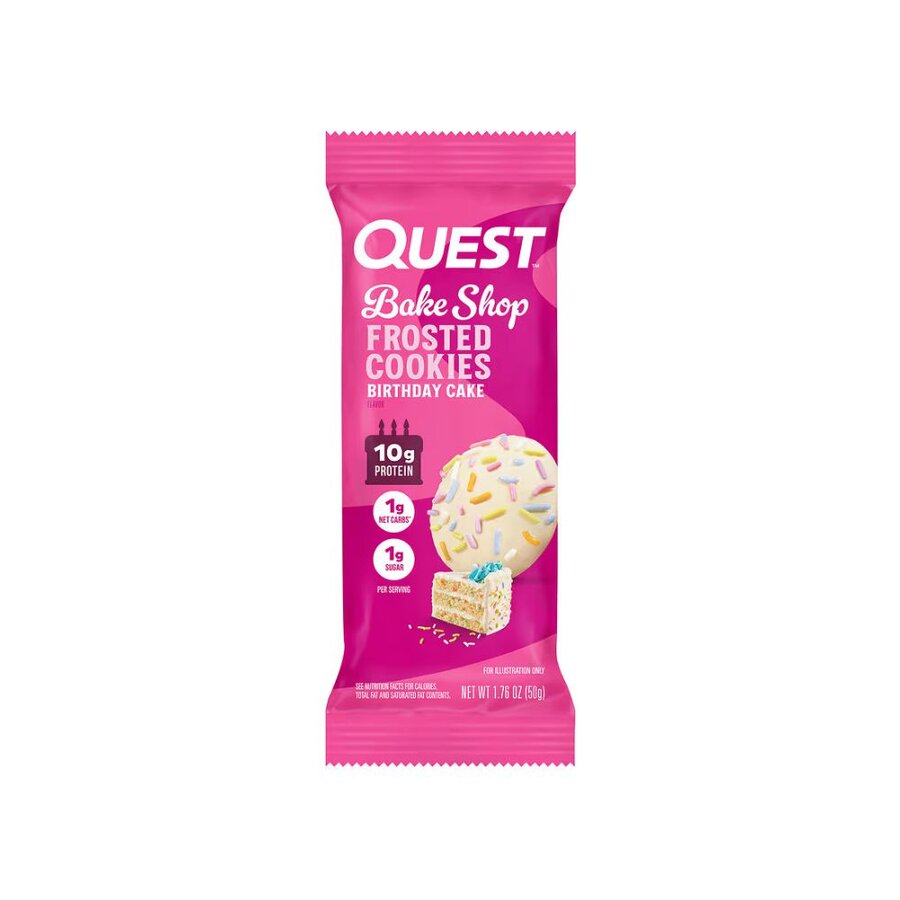 Quest frosted protein cookies birthday cake 50 g