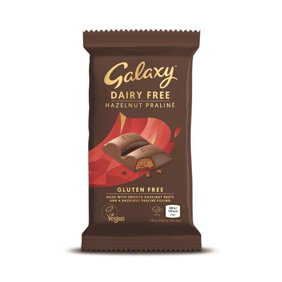 Galaxy hazelnut praline vegansk sjokolade 100 g