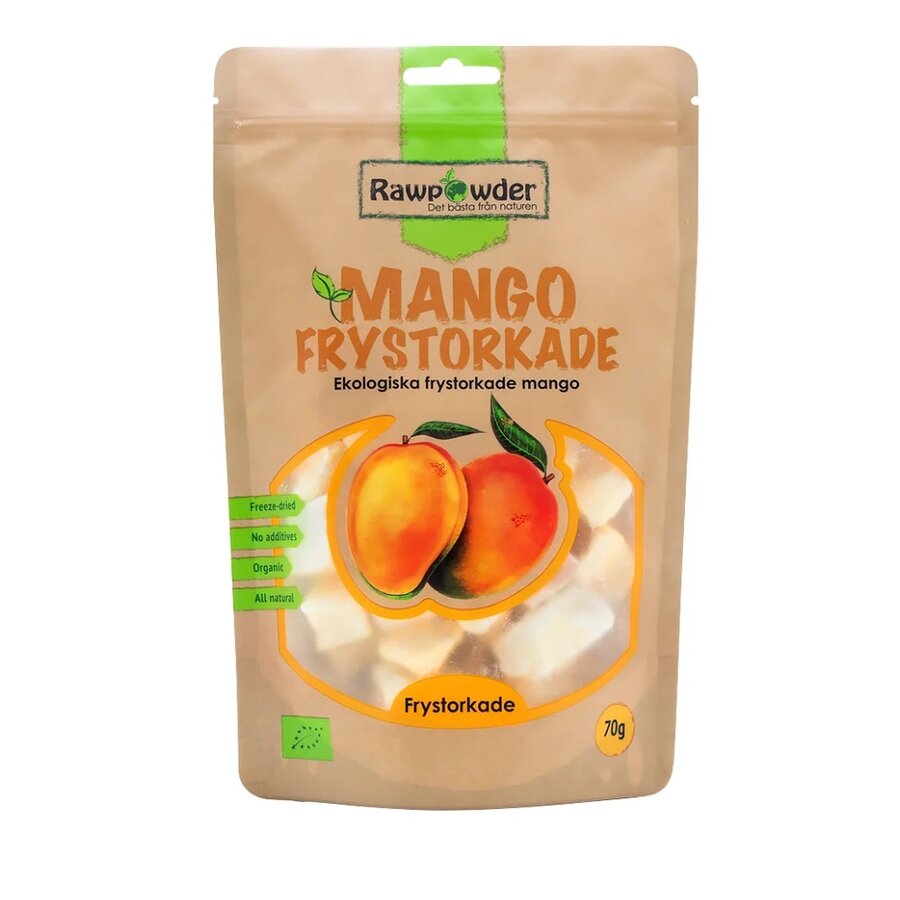 Rawpowder frysetørret mango 70 g