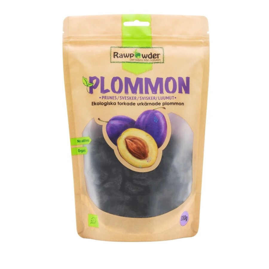 Rawpowder tørkede plommer 350 g