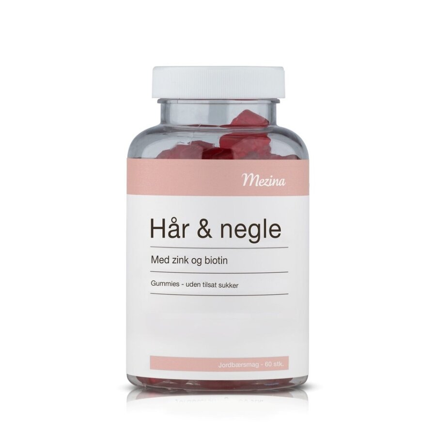 Mezina hår & negler gummies 60 stk