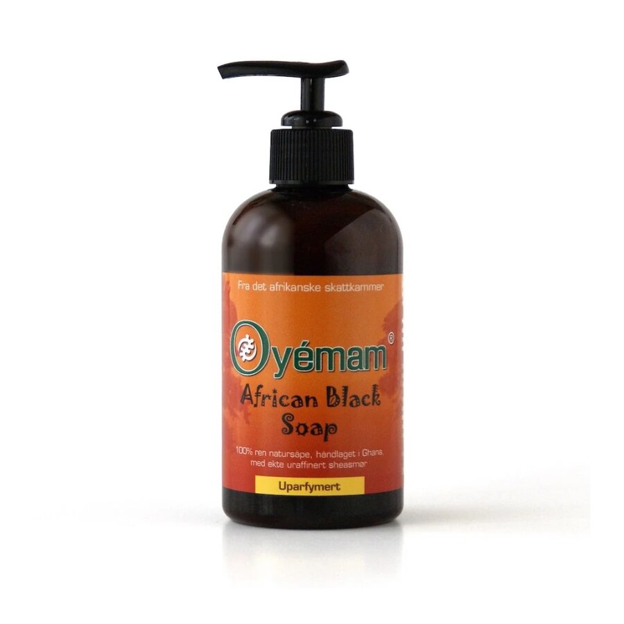 Oyemam african black soap flytende 250 ml