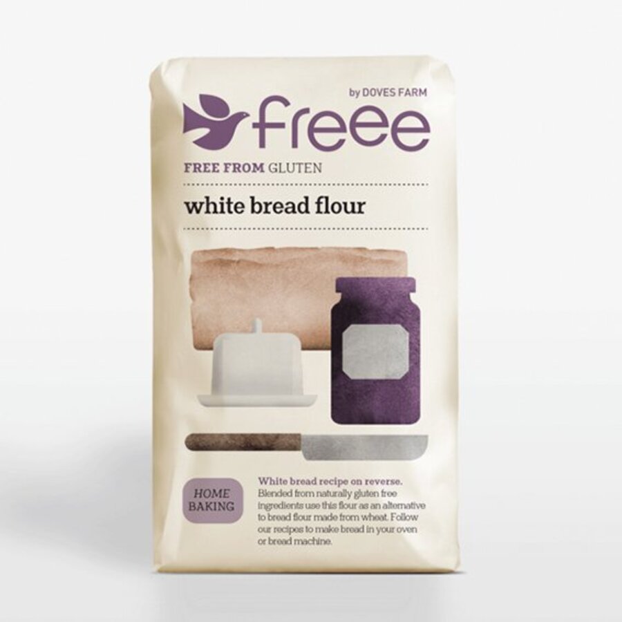 Doves farm white bread flour 1 kg