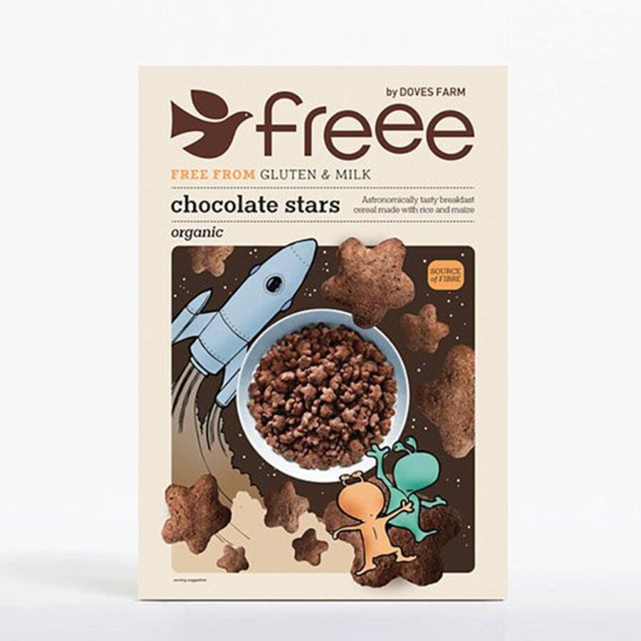 Doves organic chocolate stars 300 gr