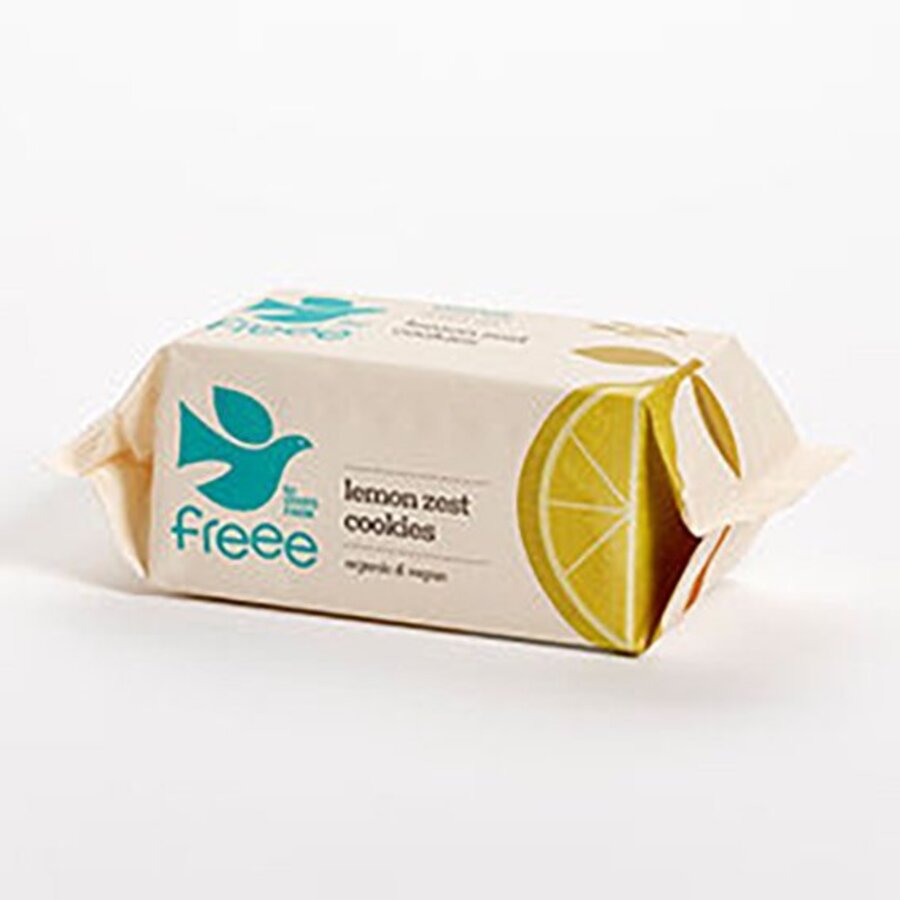Doves organic lemon zest cookies 150 gr