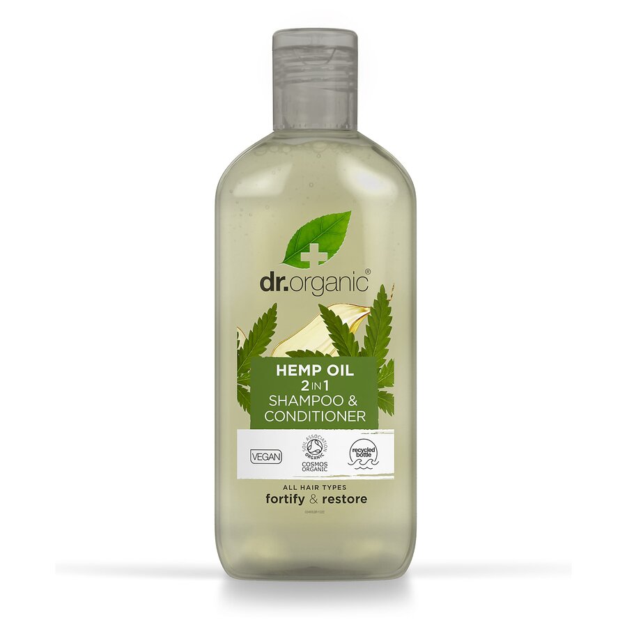 Dr Organic hemp oil shampoo & conditioner 2 in 1 265 ml