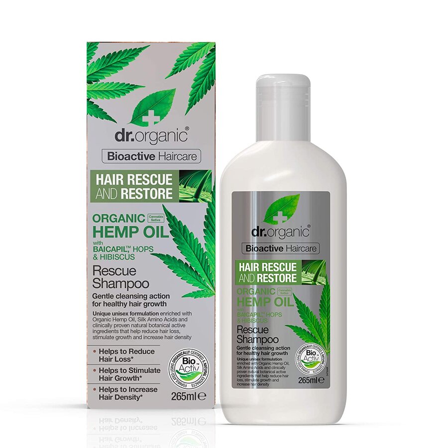 Dr Organic hemp oil shampoo 265 ml