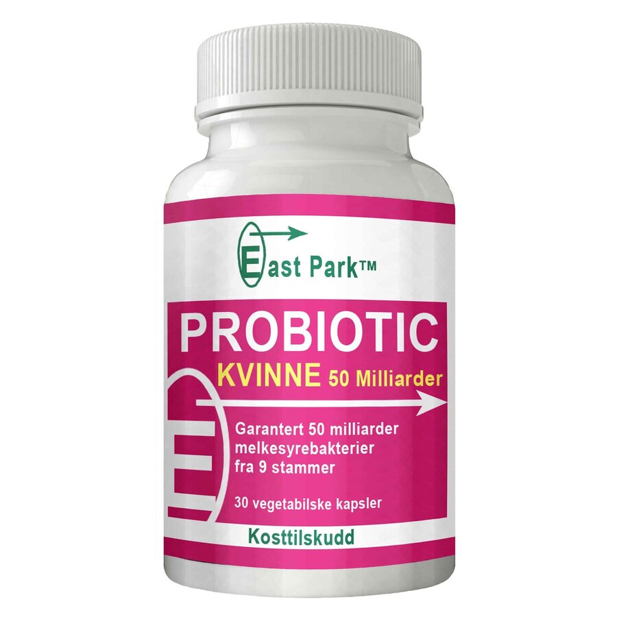 East park probiotic kvinne 50 milliarder 30 kaps