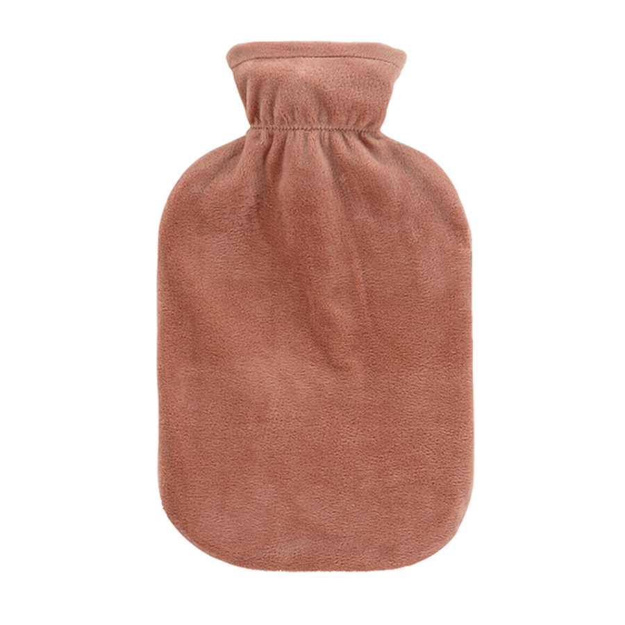 Fashy fleece varmeflaske brun trekk 2 L