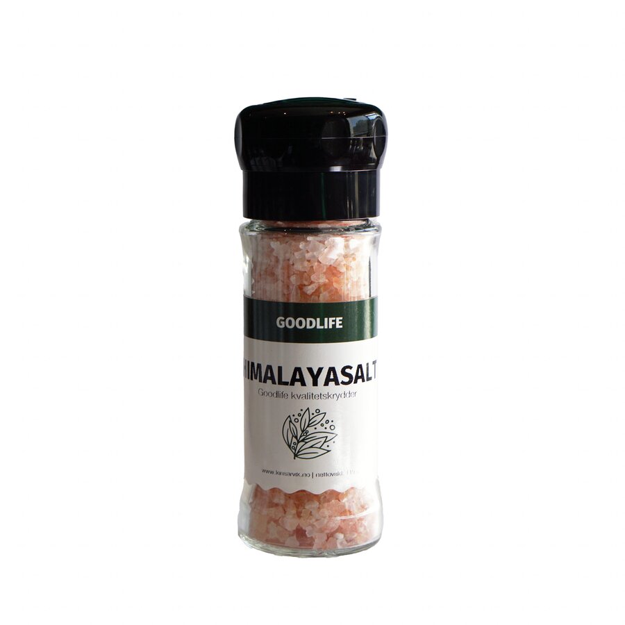 Goodlife himalayasalt med kvern 115 g