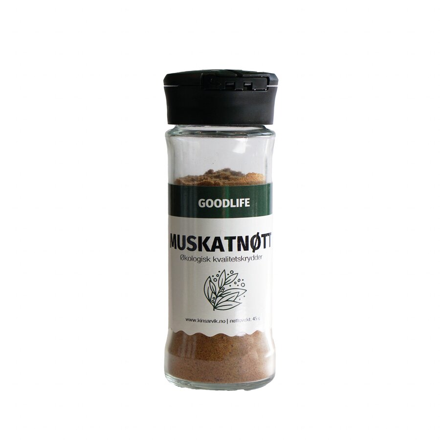 Goodlife malt økologisk muskatnøtt 45 g
