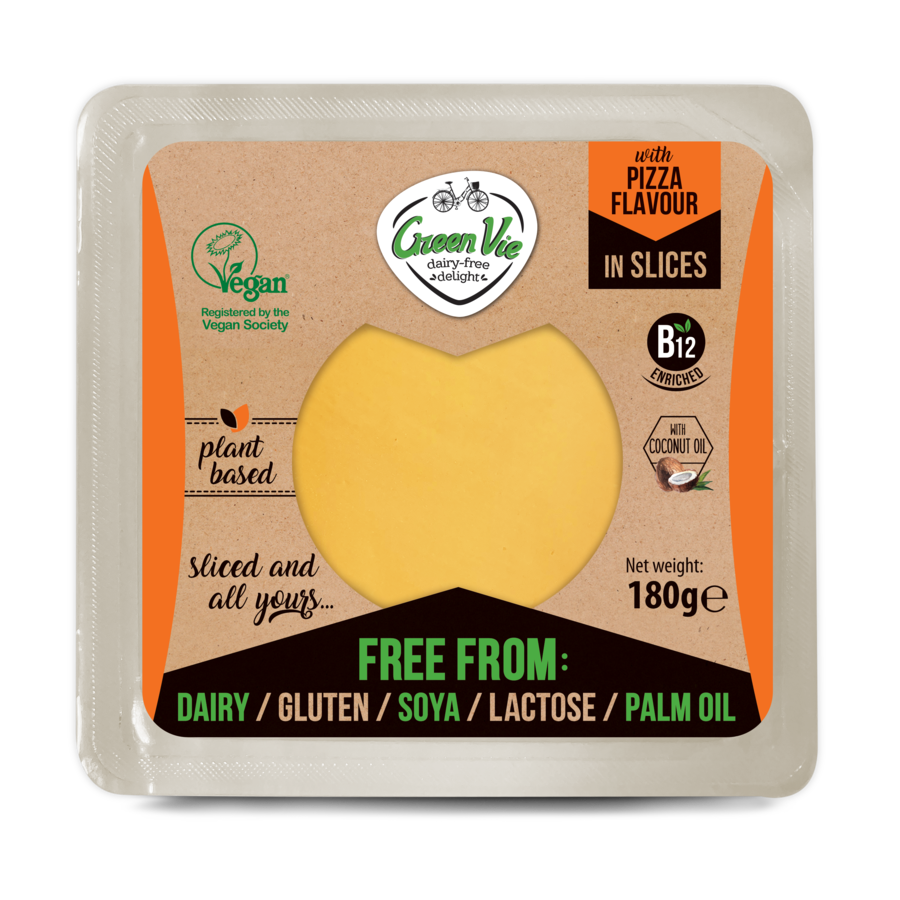 Greenvie Skivet Ost Pizzasmak 180gr