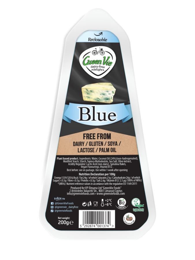 Greenvie Vegansk Blåmuggost 200gr