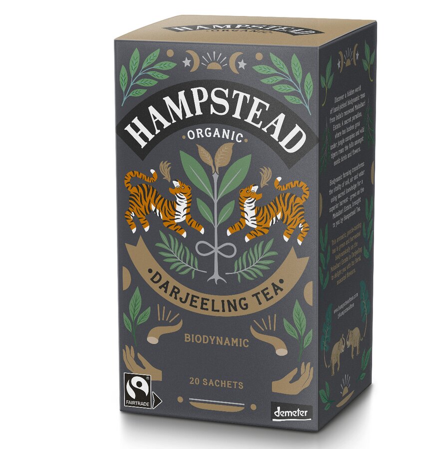 Hampstead Tea økologisk darjeeling te 20 poser