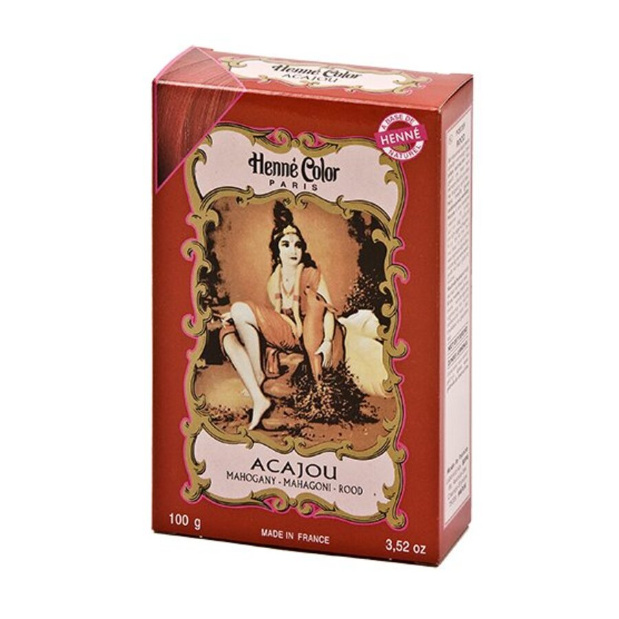 Henna mahogny hår farge pulver natur 100 gr