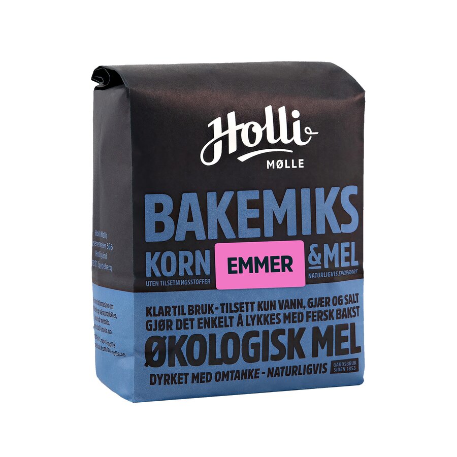 Holli Mølle økologisk emmer bakeblanding 1 kg