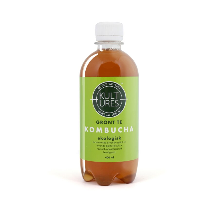 Kultures grønn te kombucha 400 ml