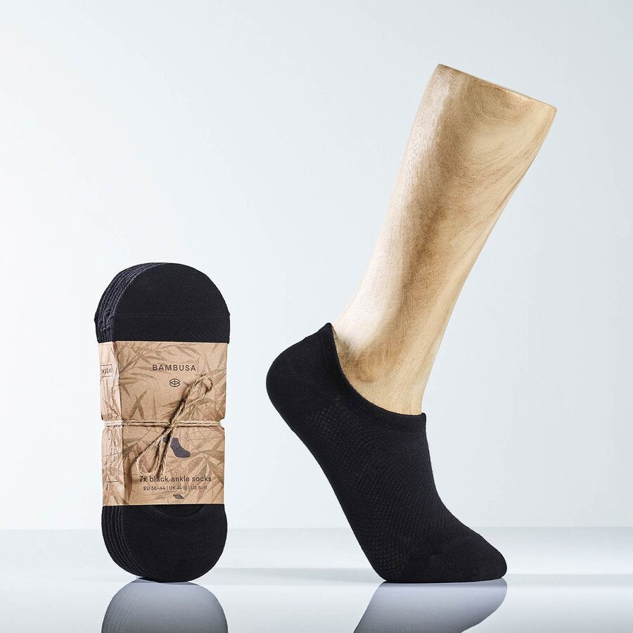 Bambusa ankelsokker sort 7 par