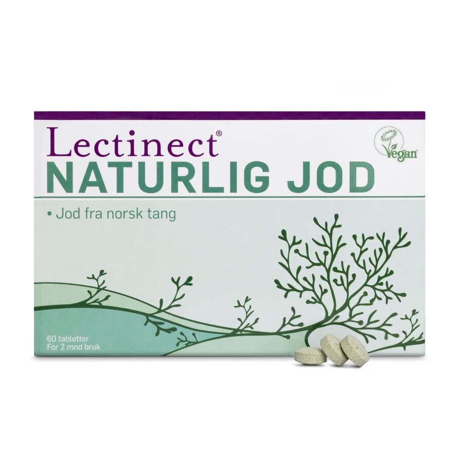Lectinect naturlig jod 60 tabs