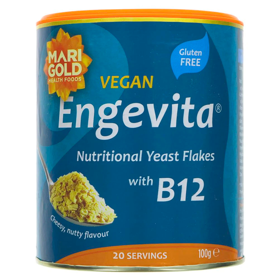 Marigold engevita yeast flakes med B12 100 g