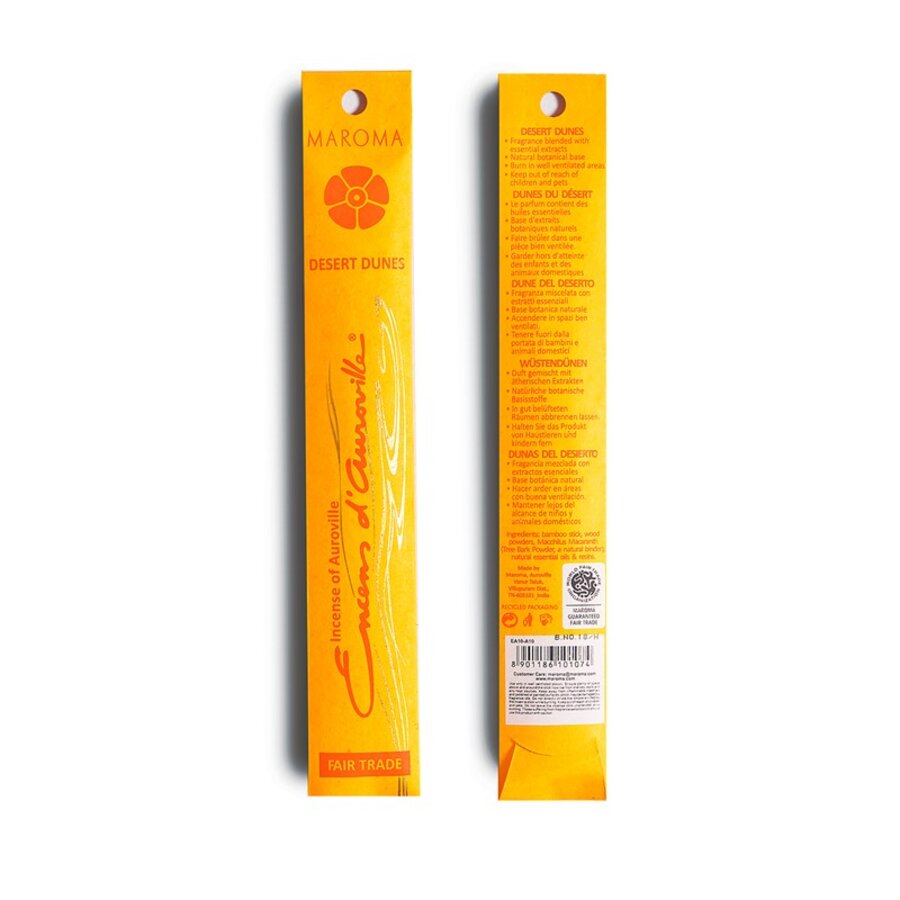 Maroma røkelse desert dunes 10 pinner