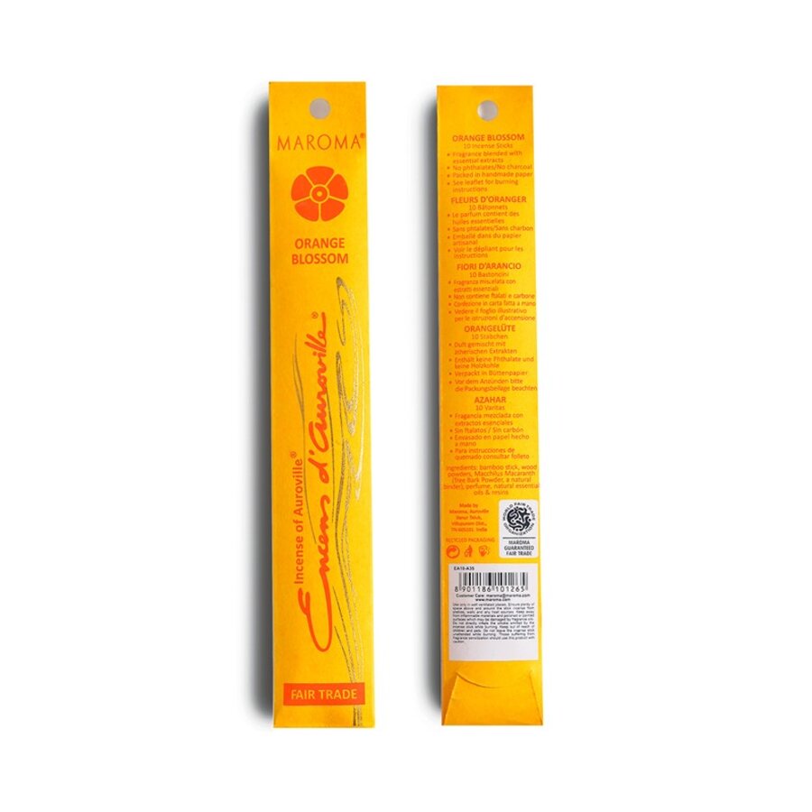 Maroma røkelse orange blossom 10 pinner