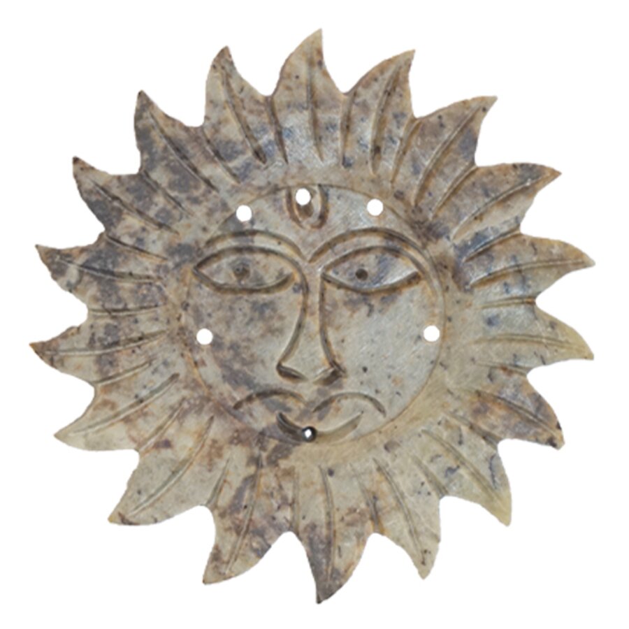 Maroma røkelseholder i stein sol