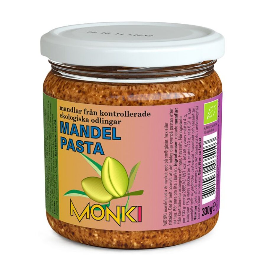 Monki mandelsmør 330 g