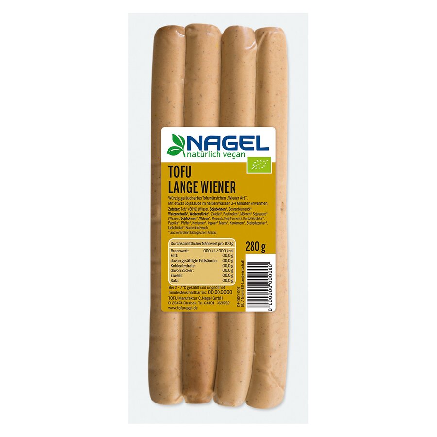 Nagel tofu wiener pølse 280 g
