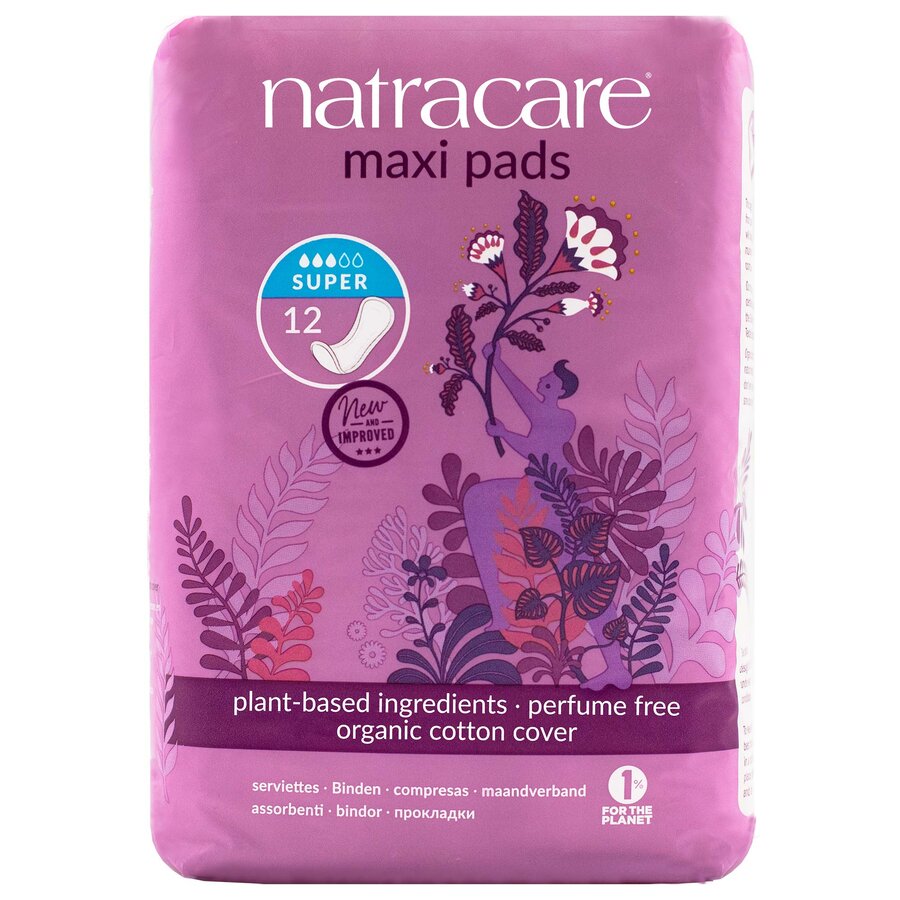Natracare maxi bind super 12 stk