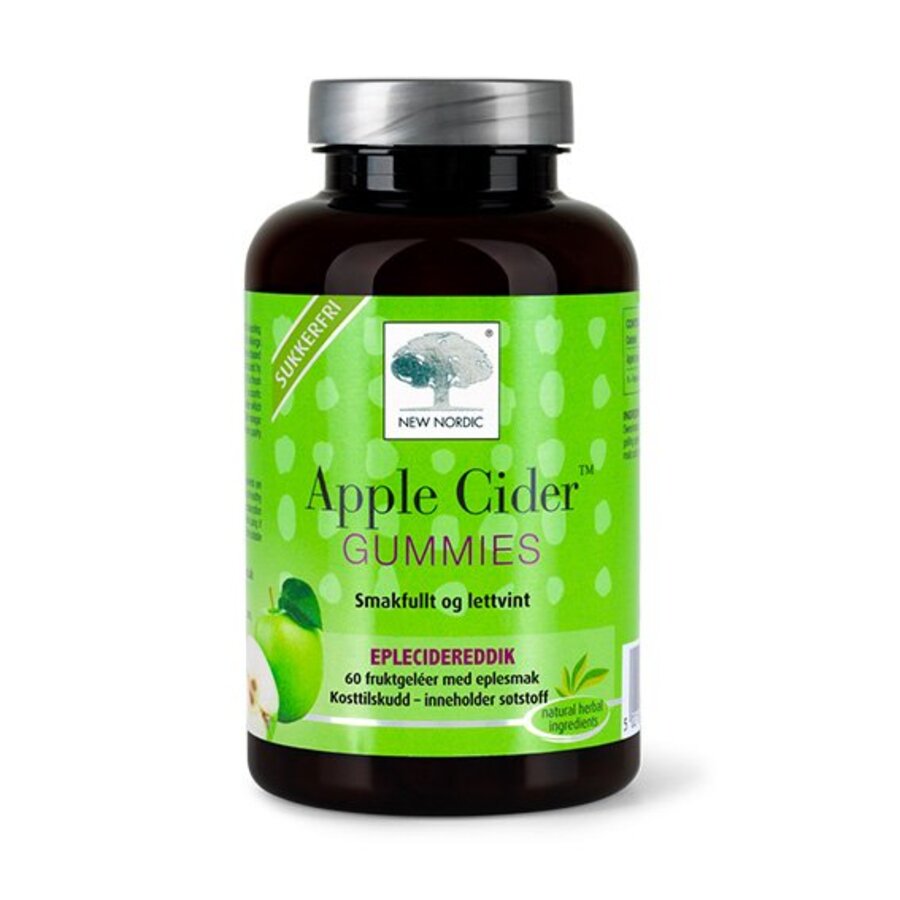 New Nordic Apple Cider Gummies 60 stk