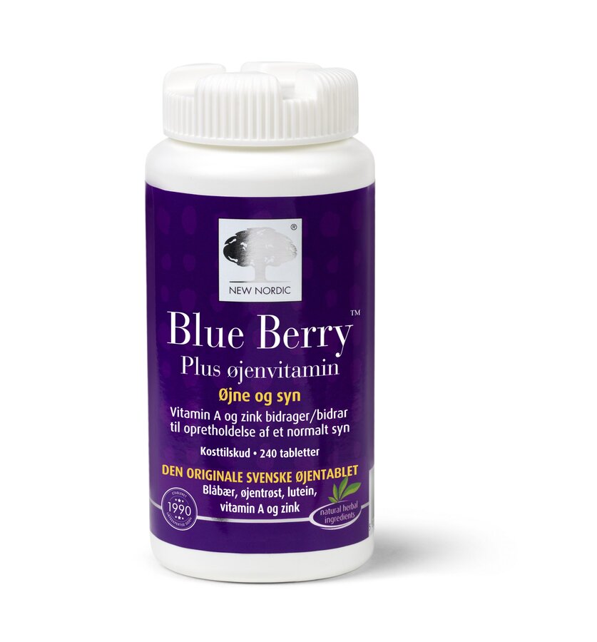 New Nordic Blue Berry Plus 240 tab